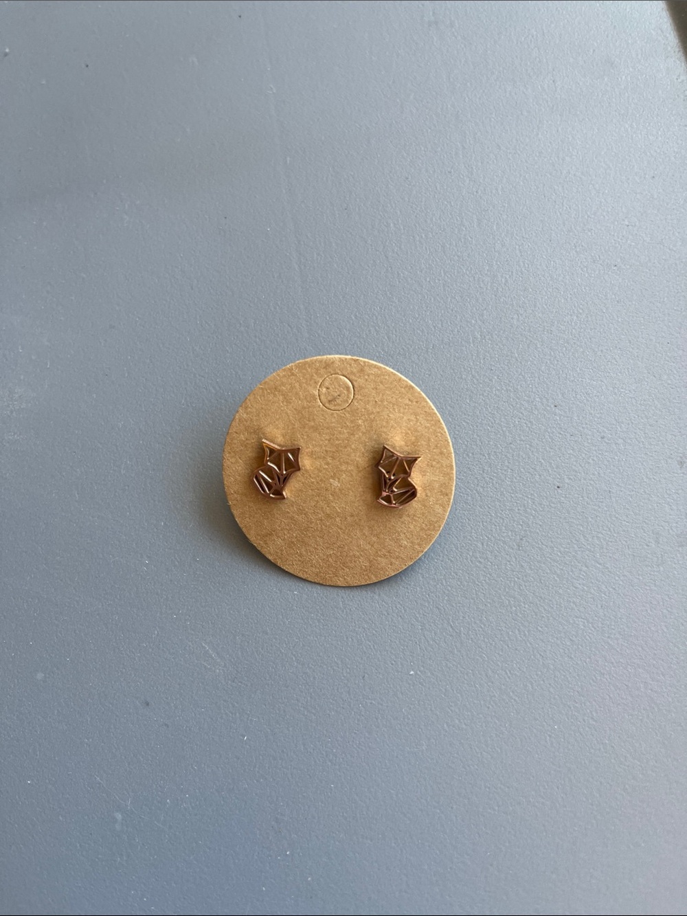 Fall fox earrings